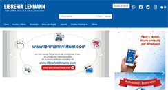 Desktop Screenshot of librerialehmann.com