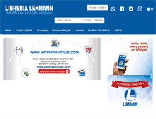 Tablet Screenshot of librerialehmann.com